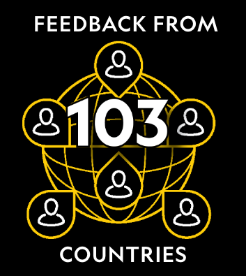 Feedback 103 countries graphic