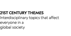 21ST CENTURY THEMES Interdisciplinary topics that affect everyone in a global society