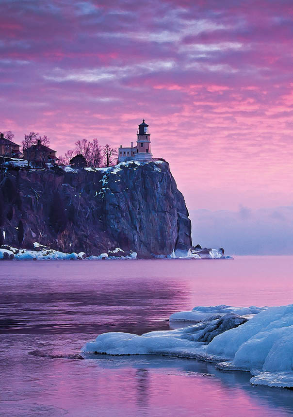Split Rock Lighthouse on Lake Superior before sunrise    (Photo Credit: Ryan Engstrom National Geographic Creative)